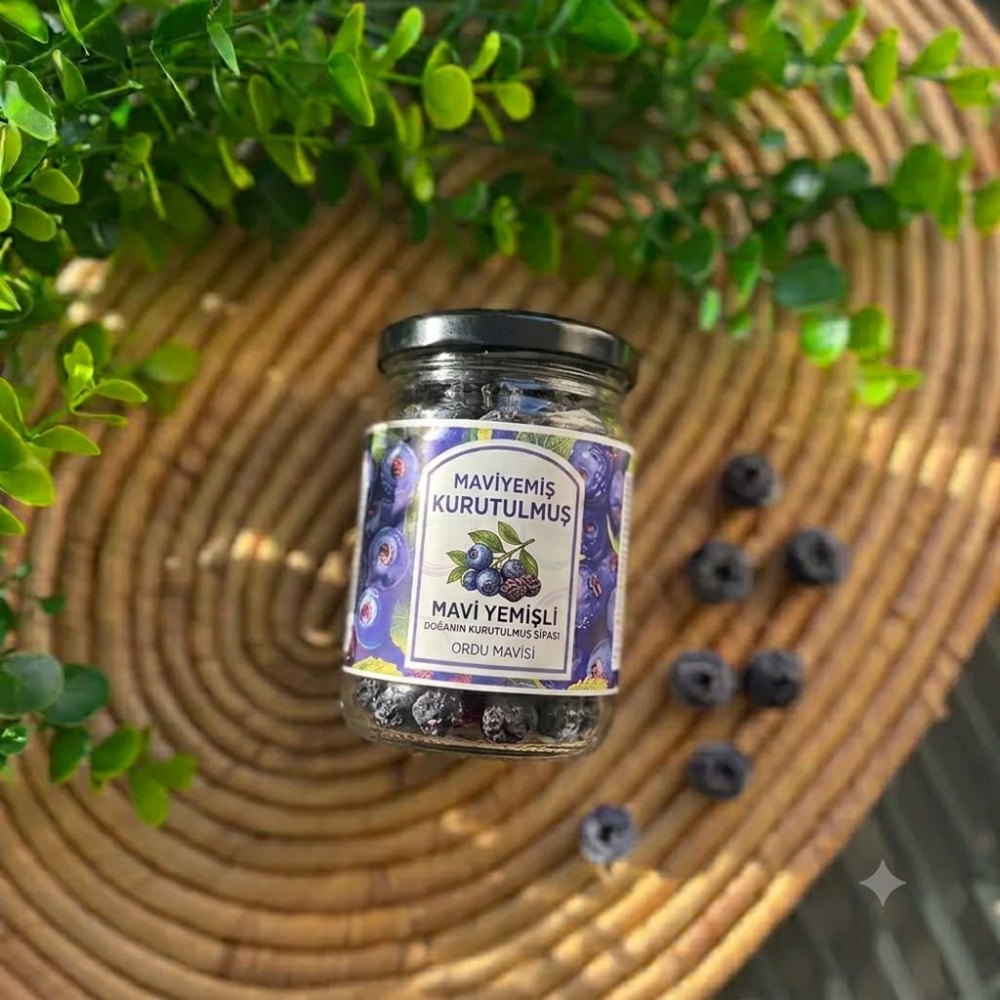 Mavi Yemişli Kurutulmuş Yaban Mersini 200 Gram